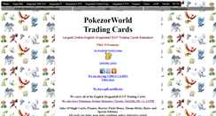 Desktop Screenshot of pokezorworld.com